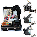 3 kits de tatouage en fonte de mitrailleuses avec un approvisionnement de qualité de puissance supérieure lcd