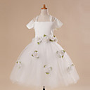 A-line Knee-length Natural Waist Flower Girl Dress