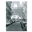 Printed Paris Eiffel Building Canvas Art with Stretched Frame