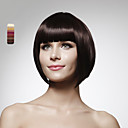 Capless 100% Echthaar kurzen bob Stil glattes Haar Perücke 5 Farben zur Auswahl