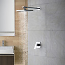 Chrome Wall Mount Rain Single Handle Shower Faucet(0758-HM-6109)