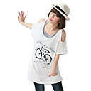 basic grote omvang korte mouwen t-shirt