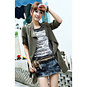 moda chal chaqueta de cuello de