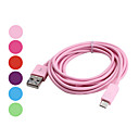 de sincronización USB y cable de carga para Samsung Galaxy i9300 s3, i9100 y otros (varios colores, 300 cm de longitud)