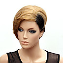 Capless Short High Quality Synthetic Japanese Kanekalon Straight Star Style Wig Rihanna' Hairstyle 1