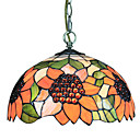 60W Tiffany Pendent Light in Floral Pattern