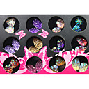 3D Colorful Drops Style Resinic Diamonds Nail Art Nail Decorations Suit