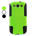 capa de silicone desmontável malha para Samsung Galaxy i9300 s3 (multi-cores)