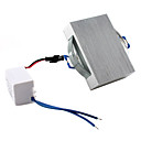 160lm warmweiß Quader decken führte Decke Glühbirne (3w ac 85-265v)