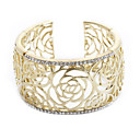 Fashion Ladies' Engraved Pattern Open Back Bracelet