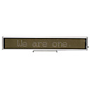 76mW Wit Plastic LED Mini Board / LED Naam Card met Multi Modes batterij aangedreven