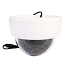 3-Achsen 600TVL Indoor IR-Farb-Dome-Kamera mit IR-CUT und 30 Meter IR-Entfernung (Blue LEDs, 4mm Objektiv, White Case)