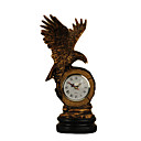 Eagle Table Clock in Polyresin
