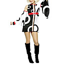 Sexy vrouwen de zwarte Singer kleding Halloween Costume (1stuks)