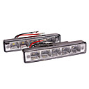 2W 5 - LED Daylight Car Light in White Light (IP65, 5050, Comes in a Pair, Lumen(LM) 120, Color Temperature 6000-6500K, 12V)