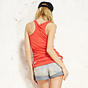 katoen slanke basic basic shirt