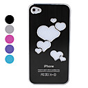 Heart-Shaped Light-Emitting Hard Case for iPhone 4 and 4S (Assorted Colors)