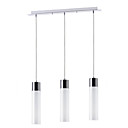18W Modern LED Pendant Lights with White Glass Lampshades