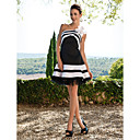 Ball Gown One Shoulder Short/Mini Satin Cocktail Party Dress