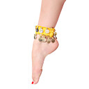 Performance Dancewear Tulle with Coins Belly Dance Anklet For Ladies