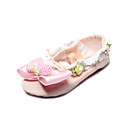 Precioso Zapatos hechos a mano lienzo de baile de Split-sole Ballet Slipper For Kids