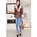 Manga comprida abertura Collar Casual / Evening casaco de peles falso (mais cores)