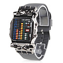 Men's PU Digital LED Wrist Watch (Black)