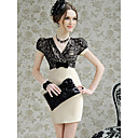 Women's Puff Sleeve Bodycon Dress