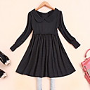 precioso tamaño grande de las mujeres de talle alto vestido