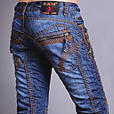 Men's Trendy Straight Pleated Jeans