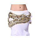 Performance Dancewear 488 Coins Velvet Belly Dance Belt For Ladies More Colors