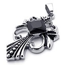 cross collier de diamants (chaîne libre livré au hasard) (5 * 2.6 * 0.7cm)