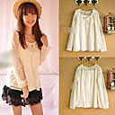 Lace Puff Sleeves Shirt