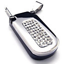 colgante móvil para los hombres y las mujeres (cadena libre) (4 * 1,5 * 0,6 cm)