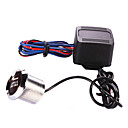 One-Key Engine Start Button Switch Set for Auto Refitting with Red/Blue Light (DC 12V/30A)