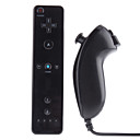 Remote y Nunchuk del controlador de Wii / Wii U (negro)