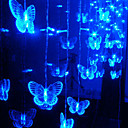 2Mx1M Azul Lámpara LED String con 108 LEDs - Decoración de Navidad y Halloween