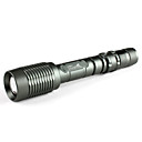 ultrafire zoom de 5 modos cree T6 XM-L levou lanterna set (1600lm, 2x18650, verde)