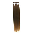 20 Inch 100% Human Hair Brown Straight Fusion-Nail Hair Extension