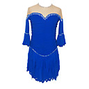 Girl's Figure Skating Dress (Dark Blue)