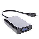 Micro USB Male to VGA Female MHL Adapter Cable for Samsung Galaxy S2 I9100 and Others