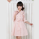 Half-Sleeve Pink Cotton Lace Trim Sweet Lolita Coat