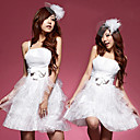 Belle White Angle organza et satin princesse Costumes (4 Pieces)
