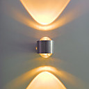 2W Aluminum Led Vegglampe