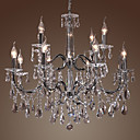 Lámpara Chandelier de Cristal con 12 Bombillas - CARPENTERSVILLE
