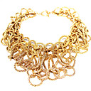 Collier plastron beauté des femmes avec des boucles d'oreilles