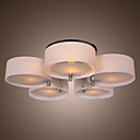 acrylicchandelier med 5 lys (krom)