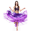 Dancewear Chiffon With Tiers Belly Dance Skirt For Ladies More Colors