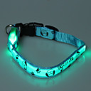 Adjustable Lovely Dog Pattern Night Safety LED Flash Collar for Dogs (Assorted Color,Neck:22-30cm)