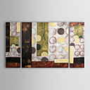 Hand-painted Abstract Oil Painting with Stretched Frame - Set of 3